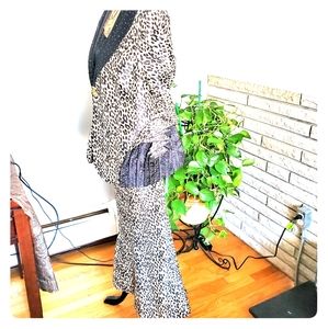 3 pc printed bling chic suit